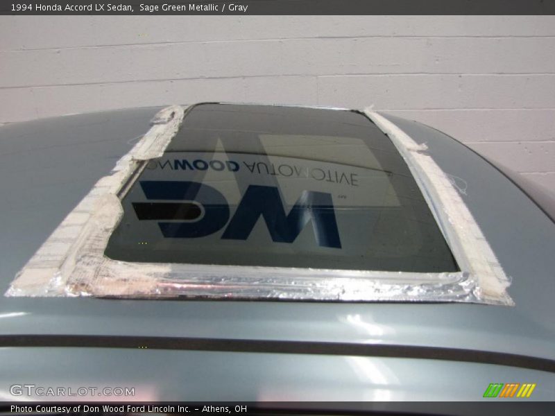 Sage Green Metallic / Gray 1994 Honda Accord LX Sedan