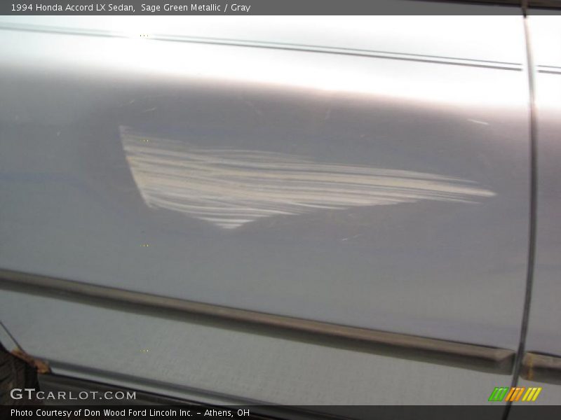 Sage Green Metallic / Gray 1994 Honda Accord LX Sedan