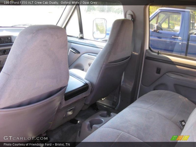 Oxford White / Opal Grey 1997 Ford F350 XLT Crew Cab Dually