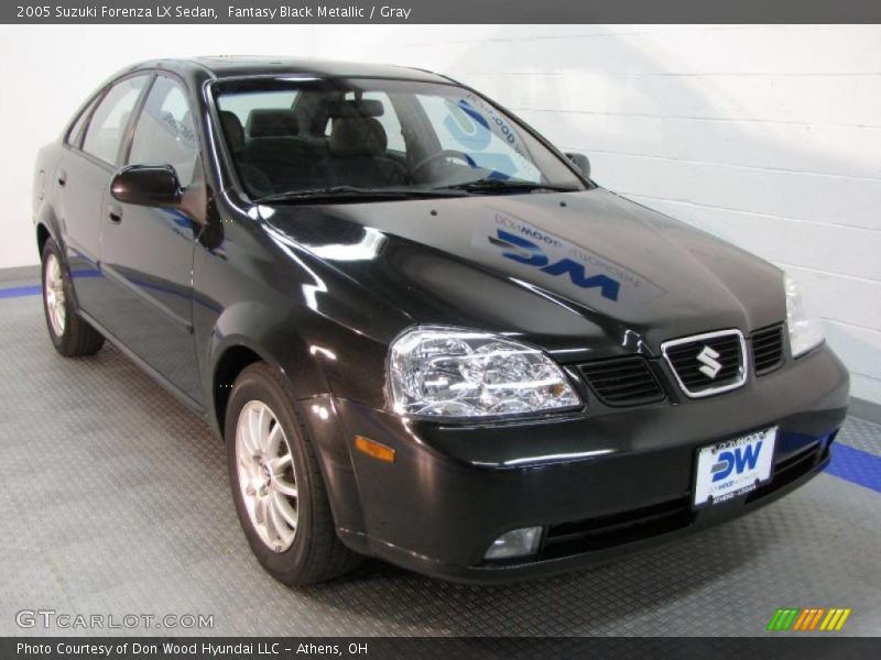 Fantasy Black Metallic / Gray 2005 Suzuki Forenza LX Sedan