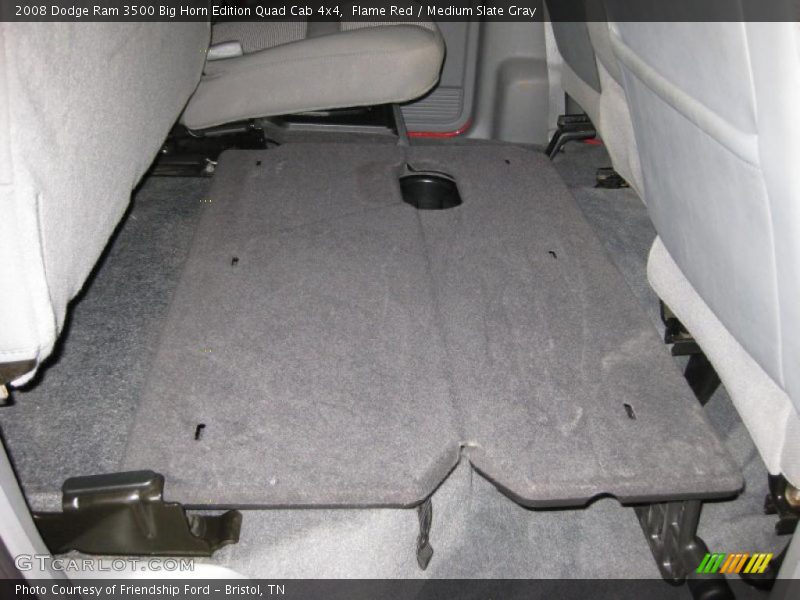 Flame Red / Medium Slate Gray 2008 Dodge Ram 3500 Big Horn Edition Quad Cab 4x4