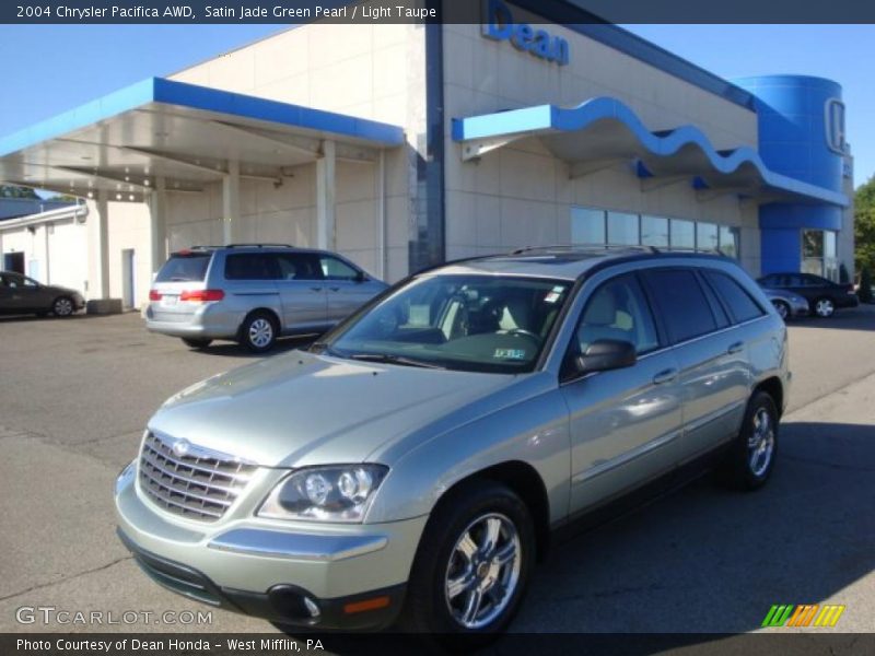 Satin Jade Green Pearl / Light Taupe 2004 Chrysler Pacifica AWD