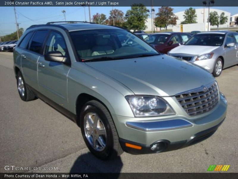 Satin Jade Green Pearl / Light Taupe 2004 Chrysler Pacifica AWD