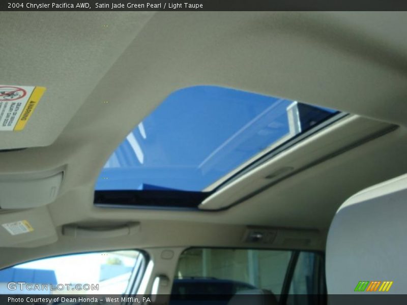 Satin Jade Green Pearl / Light Taupe 2004 Chrysler Pacifica AWD
