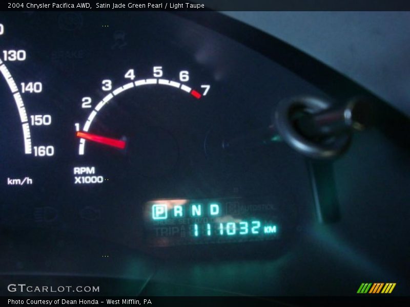 Satin Jade Green Pearl / Light Taupe 2004 Chrysler Pacifica AWD