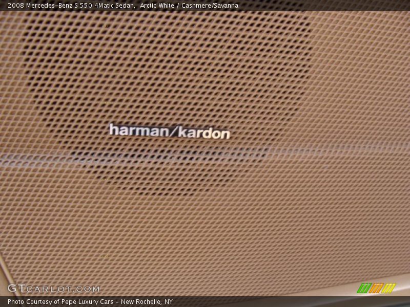 Arctic White / Cashmere/Savanna 2008 Mercedes-Benz S 550 4Matic Sedan