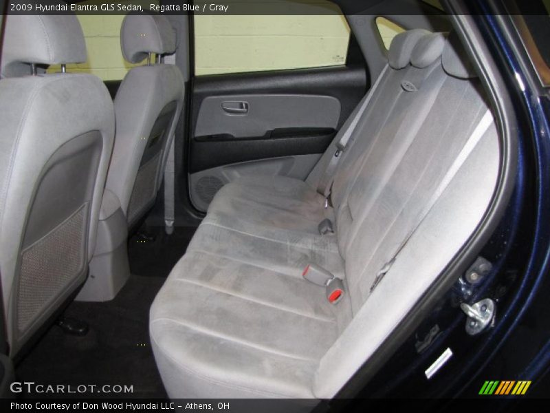 Regatta Blue / Gray 2009 Hyundai Elantra GLS Sedan
