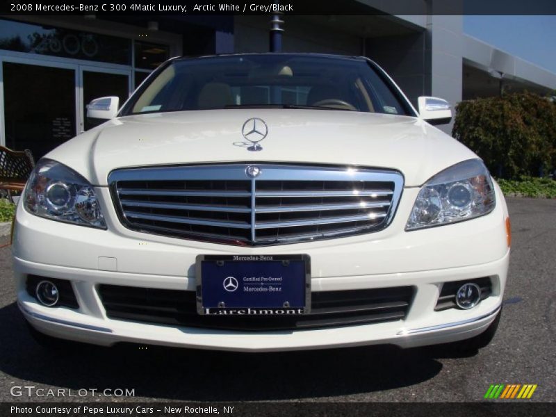 Arctic White / Grey/Black 2008 Mercedes-Benz C 300 4Matic Luxury