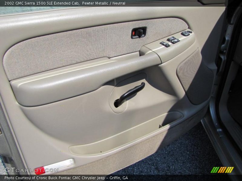 Pewter Metallic / Neutral 2002 GMC Sierra 1500 SLE Extended Cab