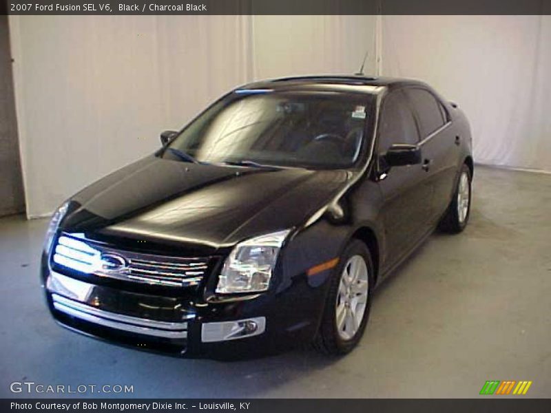 Black / Charcoal Black 2007 Ford Fusion SEL V6