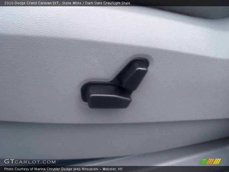 Stone White / Dark Slate Gray/Light Shale 2010 Dodge Grand Caravan SXT