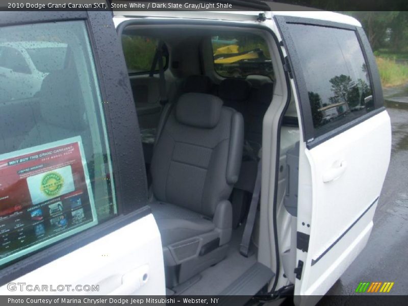 Stone White / Dark Slate Gray/Light Shale 2010 Dodge Grand Caravan SXT
