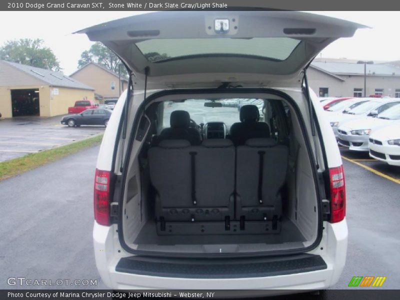 Stone White / Dark Slate Gray/Light Shale 2010 Dodge Grand Caravan SXT