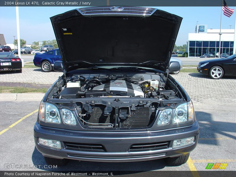 Galactic Gray Metallic / Ivory 2004 Lexus LX 470