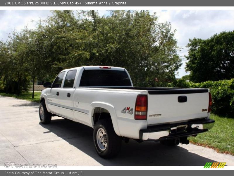 Summit White / Graphite 2001 GMC Sierra 2500HD SLE Crew Cab 4x4