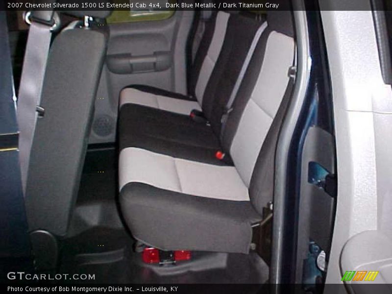 Dark Blue Metallic / Dark Titanium Gray 2007 Chevrolet Silverado 1500 LS Extended Cab 4x4