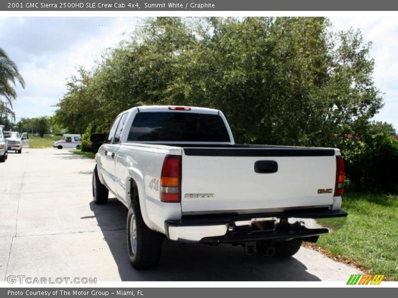 Summit White / Graphite 2001 GMC Sierra 2500HD SLE Crew Cab 4x4