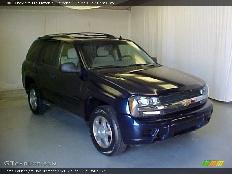Imperial Blue Metallic / Light Gray 2007 Chevrolet TrailBlazer LS