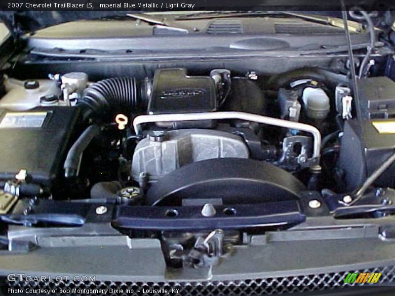 Imperial Blue Metallic / Light Gray 2007 Chevrolet TrailBlazer LS
