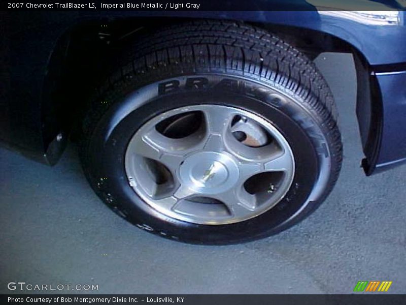Imperial Blue Metallic / Light Gray 2007 Chevrolet TrailBlazer LS