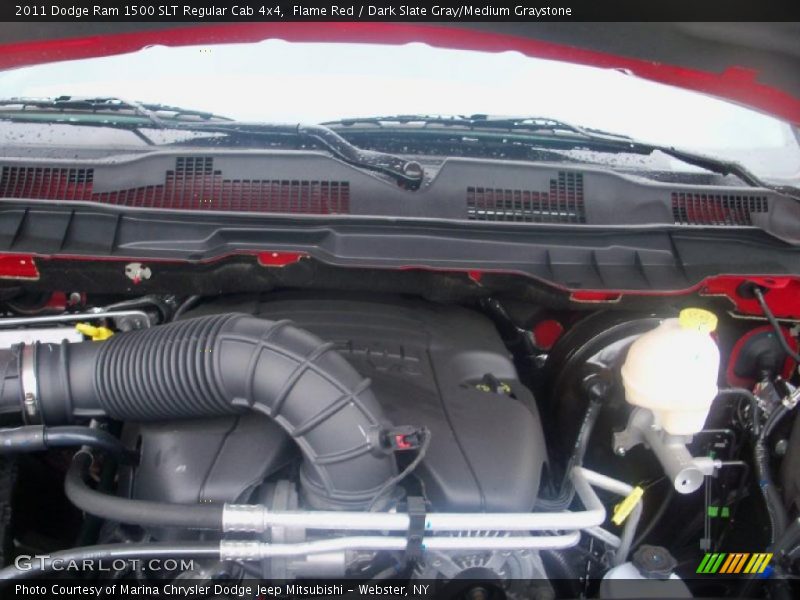 Flame Red / Dark Slate Gray/Medium Graystone 2011 Dodge Ram 1500 SLT Regular Cab 4x4