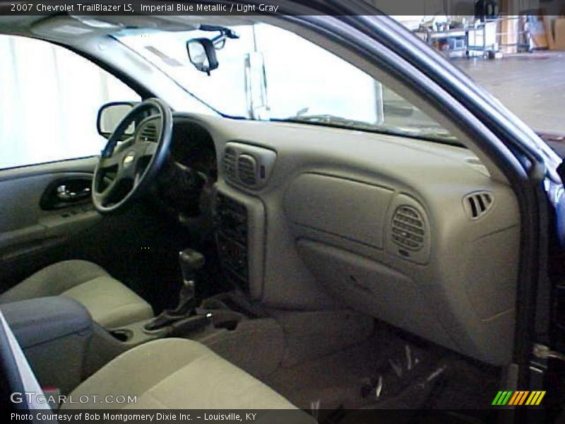 Imperial Blue Metallic / Light Gray 2007 Chevrolet TrailBlazer LS