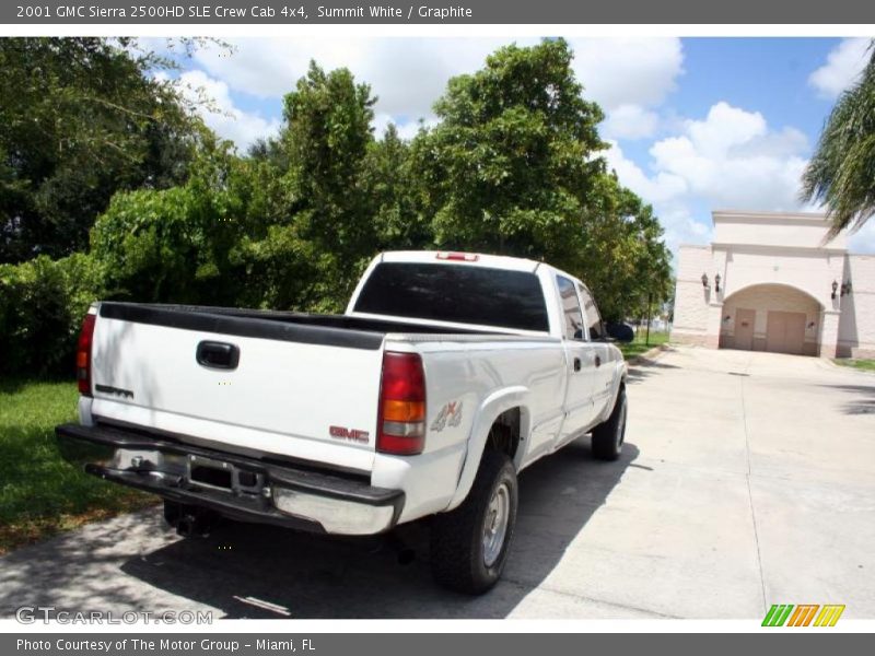 Summit White / Graphite 2001 GMC Sierra 2500HD SLE Crew Cab 4x4