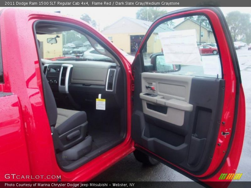 Flame Red / Dark Slate Gray/Medium Graystone 2011 Dodge Ram 1500 SLT Regular Cab 4x4