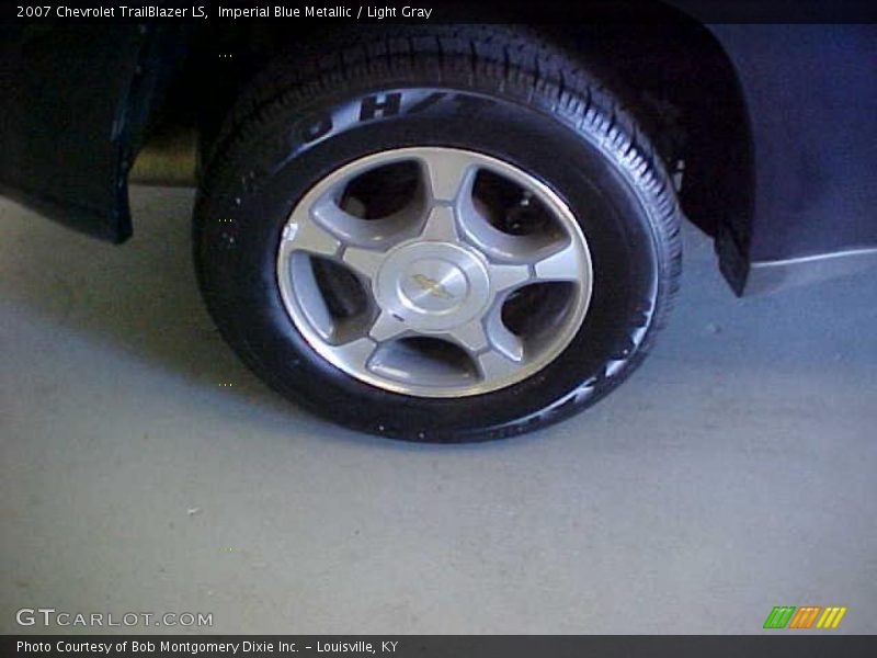 Imperial Blue Metallic / Light Gray 2007 Chevrolet TrailBlazer LS