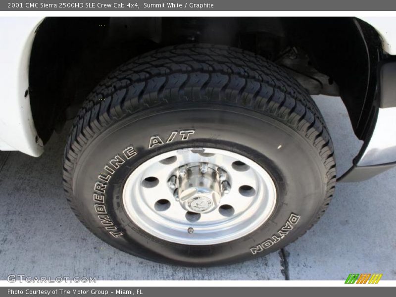 Summit White / Graphite 2001 GMC Sierra 2500HD SLE Crew Cab 4x4