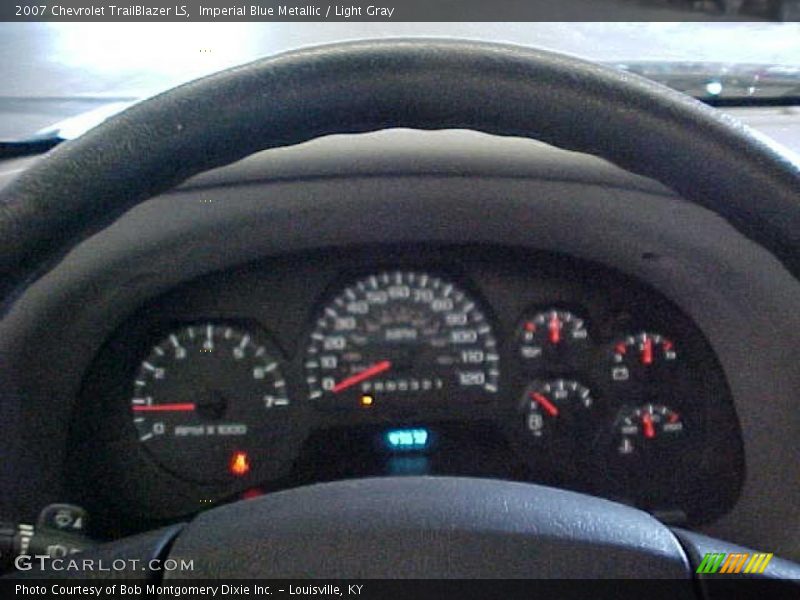 Imperial Blue Metallic / Light Gray 2007 Chevrolet TrailBlazer LS