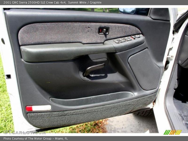 Summit White / Graphite 2001 GMC Sierra 2500HD SLE Crew Cab 4x4