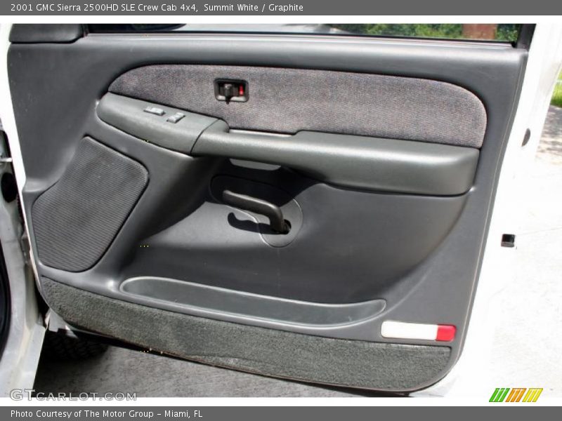 Summit White / Graphite 2001 GMC Sierra 2500HD SLE Crew Cab 4x4
