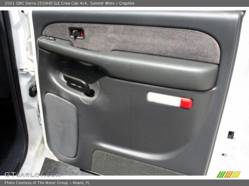 Summit White / Graphite 2001 GMC Sierra 2500HD SLE Crew Cab 4x4