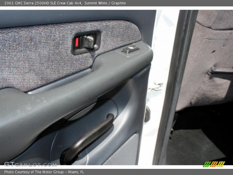 Summit White / Graphite 2001 GMC Sierra 2500HD SLE Crew Cab 4x4