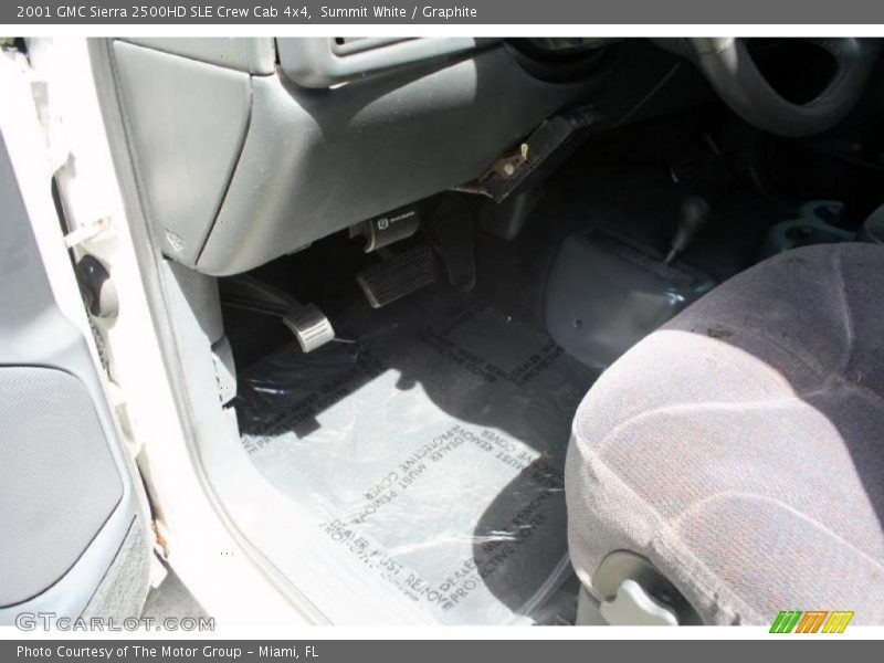 Summit White / Graphite 2001 GMC Sierra 2500HD SLE Crew Cab 4x4