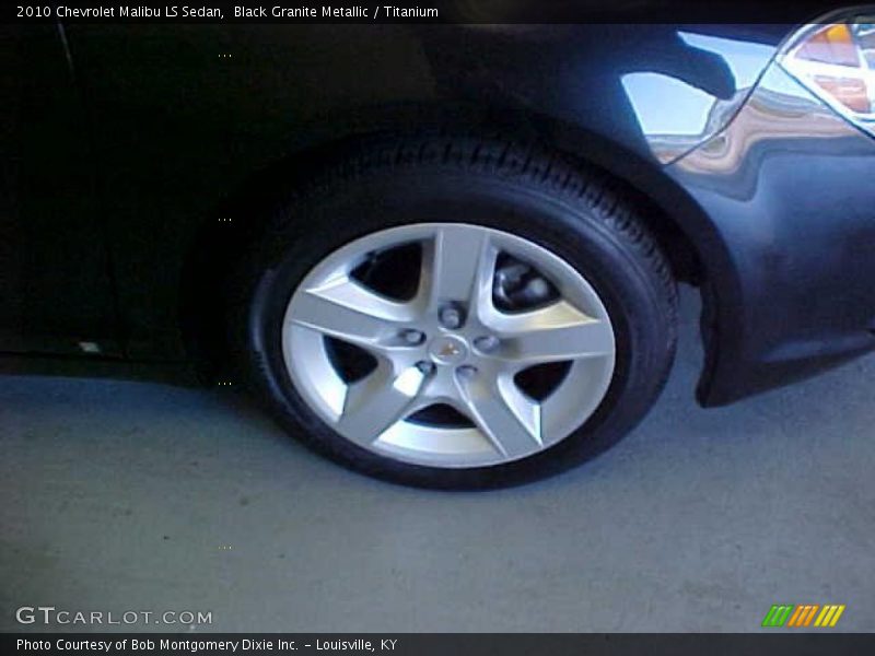 Black Granite Metallic / Titanium 2010 Chevrolet Malibu LS Sedan