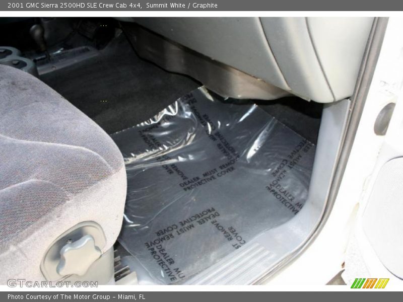 Summit White / Graphite 2001 GMC Sierra 2500HD SLE Crew Cab 4x4
