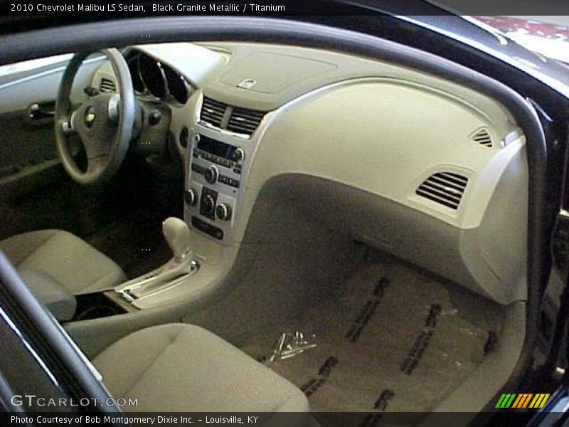 Black Granite Metallic / Titanium 2010 Chevrolet Malibu LS Sedan