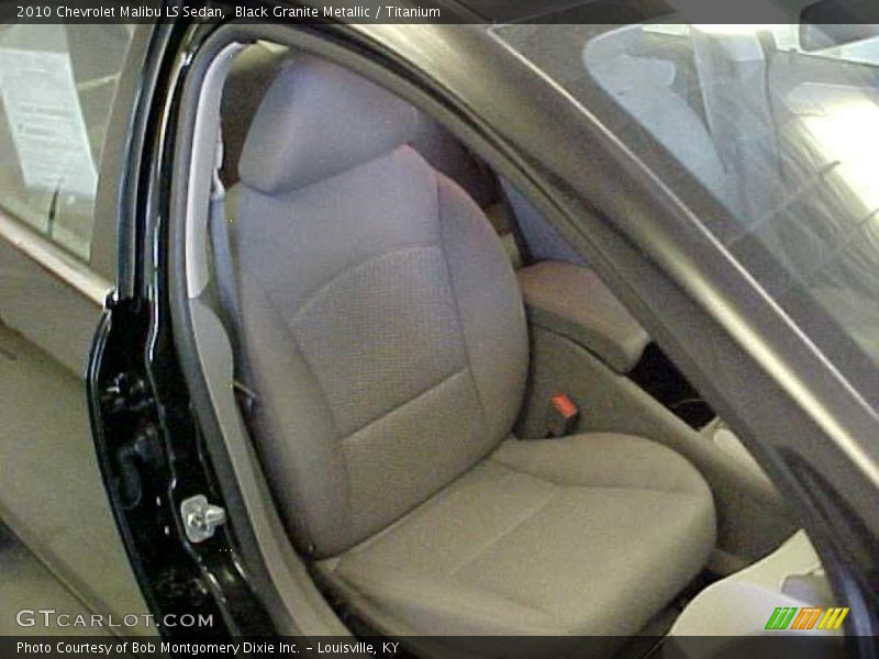 Black Granite Metallic / Titanium 2010 Chevrolet Malibu LS Sedan