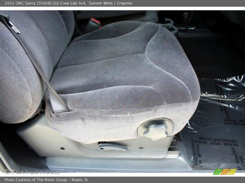 Summit White / Graphite 2001 GMC Sierra 2500HD SLE Crew Cab 4x4