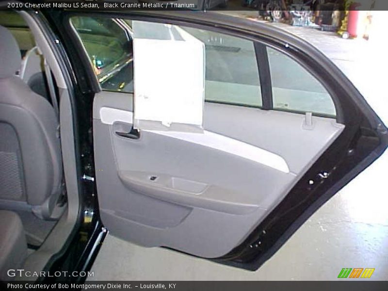 Black Granite Metallic / Titanium 2010 Chevrolet Malibu LS Sedan