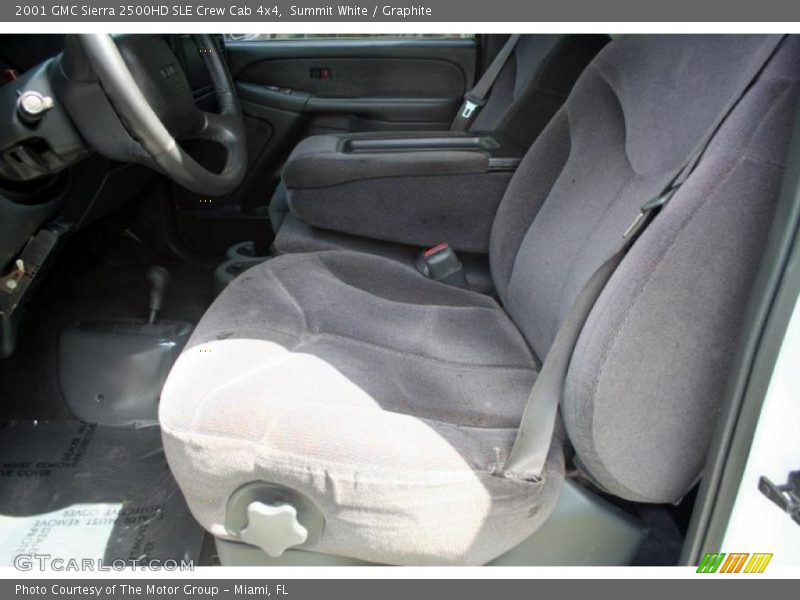 Summit White / Graphite 2001 GMC Sierra 2500HD SLE Crew Cab 4x4