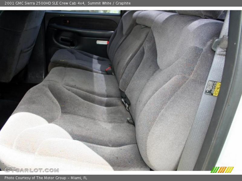 Summit White / Graphite 2001 GMC Sierra 2500HD SLE Crew Cab 4x4