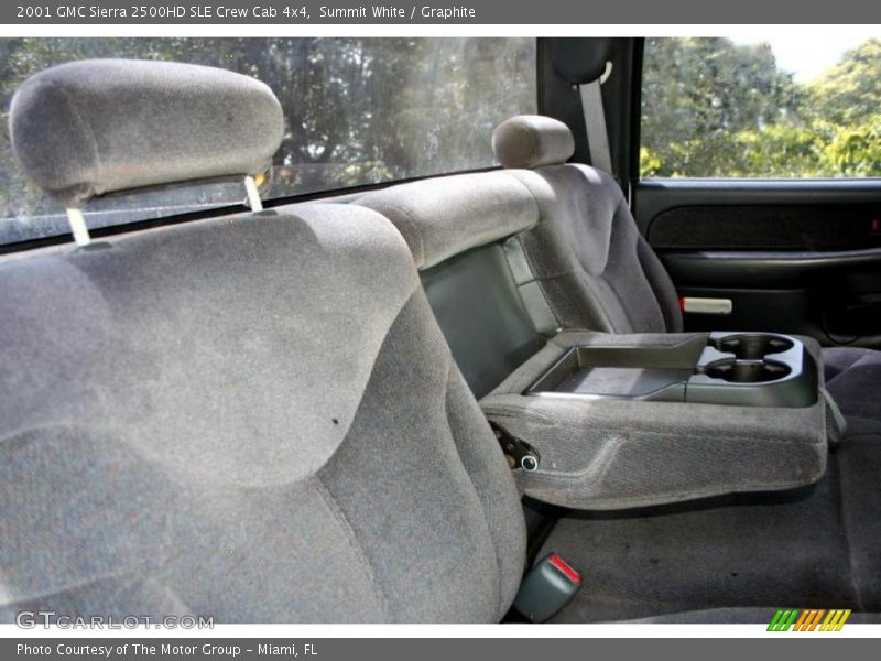 Summit White / Graphite 2001 GMC Sierra 2500HD SLE Crew Cab 4x4