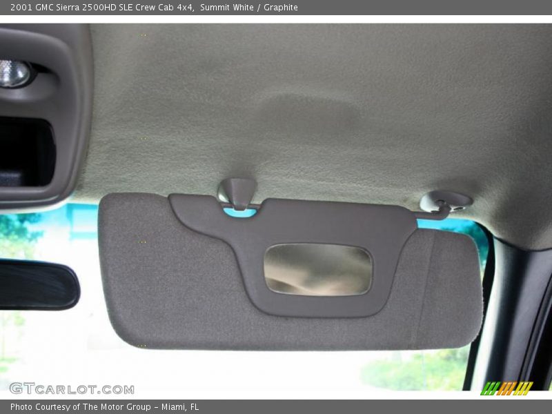 Summit White / Graphite 2001 GMC Sierra 2500HD SLE Crew Cab 4x4