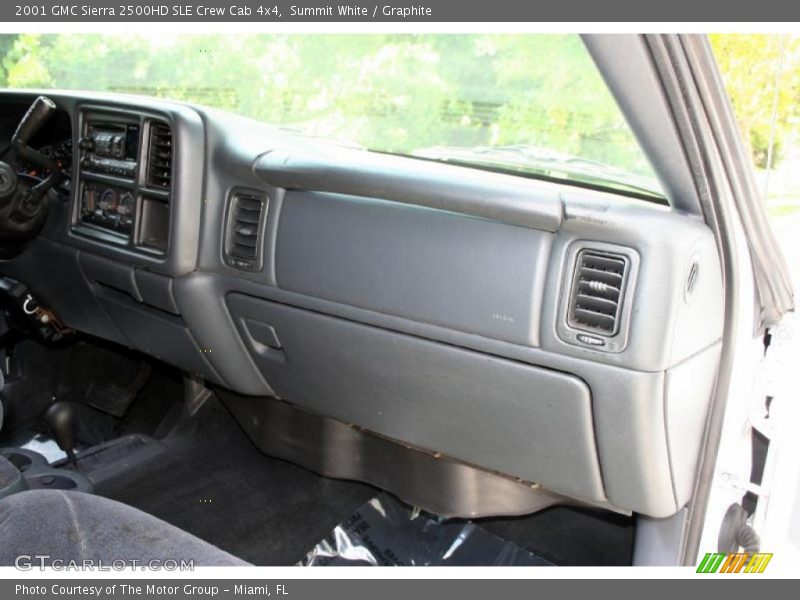 Summit White / Graphite 2001 GMC Sierra 2500HD SLE Crew Cab 4x4