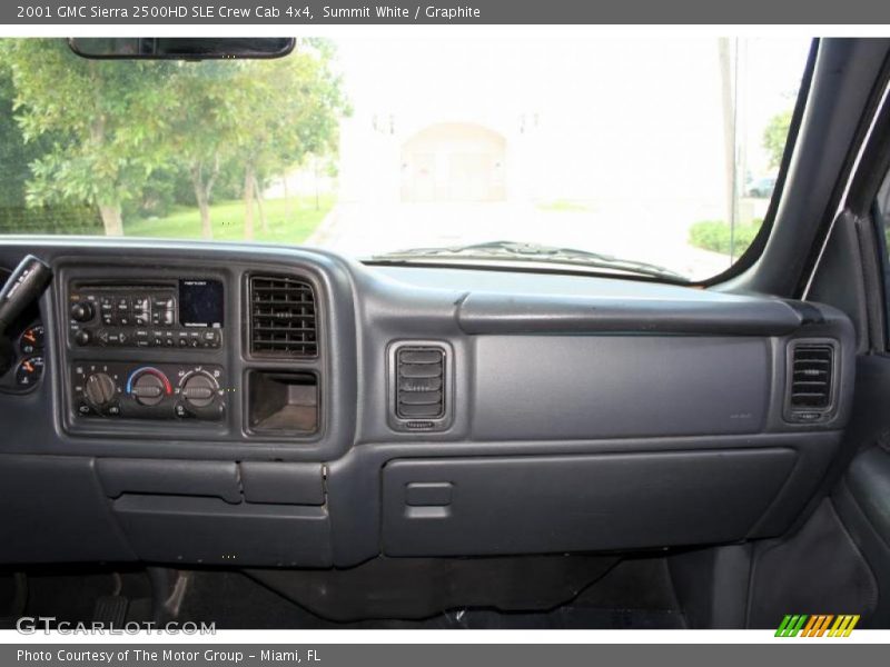 Summit White / Graphite 2001 GMC Sierra 2500HD SLE Crew Cab 4x4