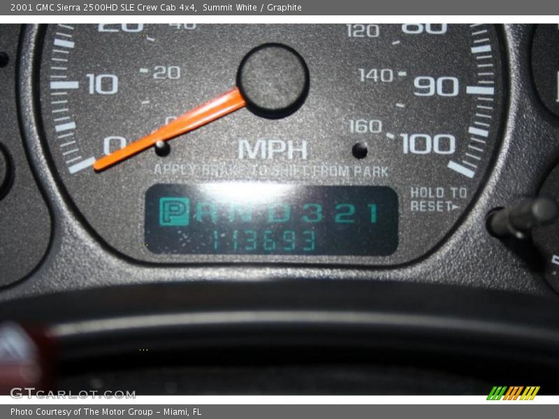 Summit White / Graphite 2001 GMC Sierra 2500HD SLE Crew Cab 4x4