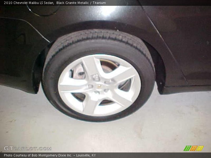 Black Granite Metallic / Titanium 2010 Chevrolet Malibu LS Sedan